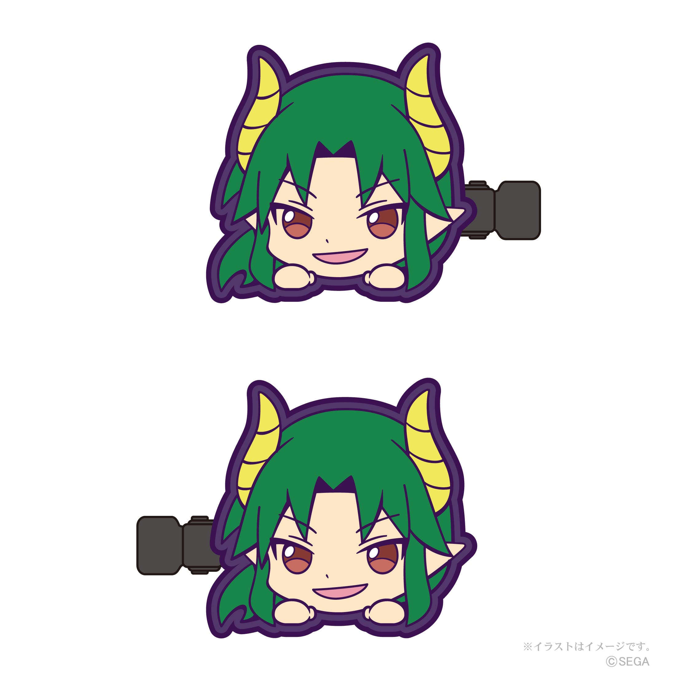 Amazon.co.jp: グレイ・パーカー・サービス ぷよぷよ 前髪クリップ vol